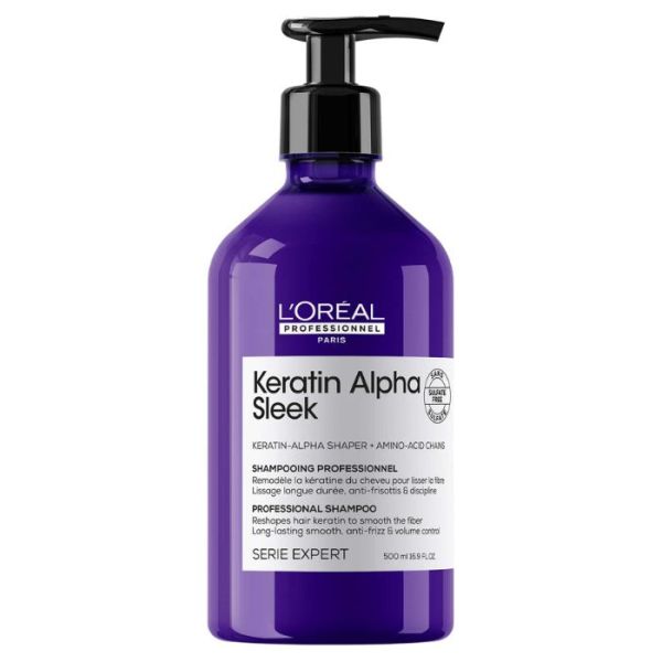Shampooing Keratin Alpha Sleek L'Oréal Professionnel 500ML