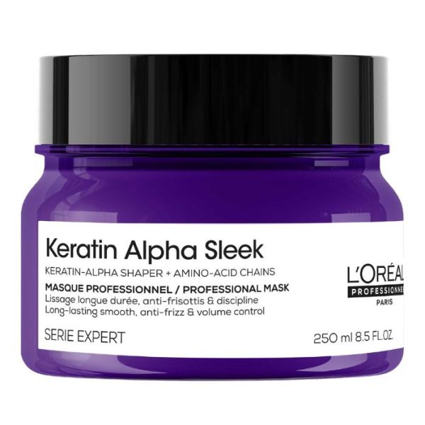 Masque disciplinant Keratin Alpha Sleek L'Oréal Professionnel 250ML
