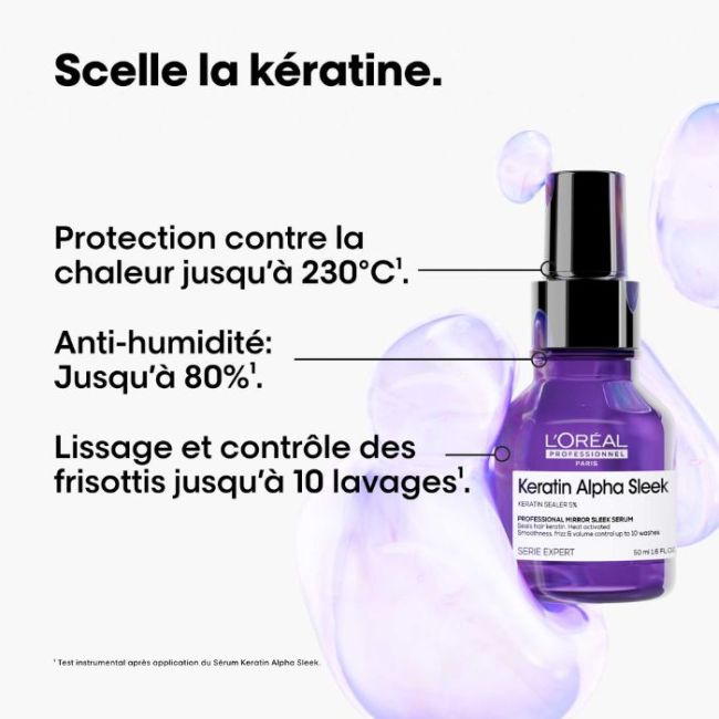 Sérum lissant miroir Keratin Alpha Sleek L'Oréal Professionnel 50ML