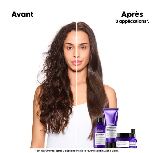 Recharge shampooing Keratin Alpha Sleek L'Oréal Professionnel 500ML