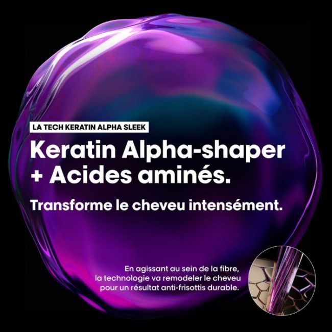 Recharge shampooing Keratin Alpha Sleek L'Oréal Professionnel 500ML