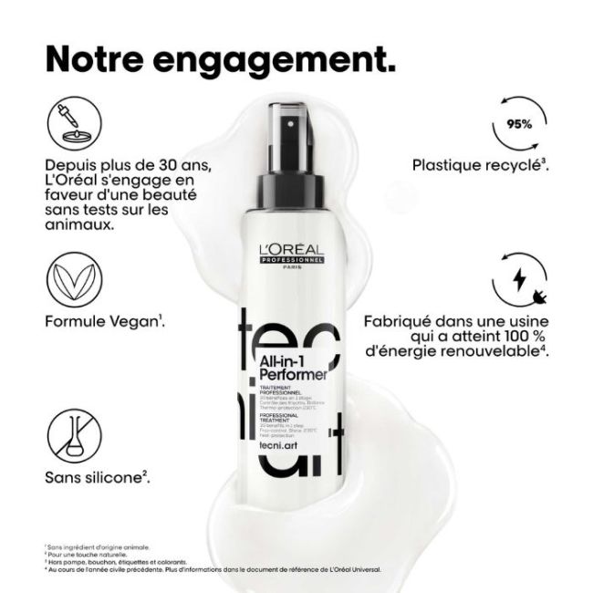 Spray Multi-bénéfices All-in-1 Performer Techni Art L'Oréal Professionnnel 190ML