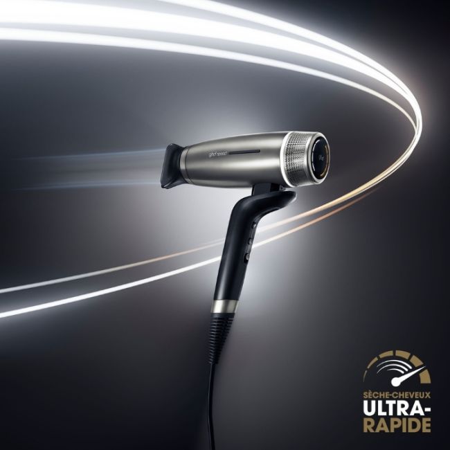 Sèche-cheveux ultra-rapide ghd Speed noir métallique