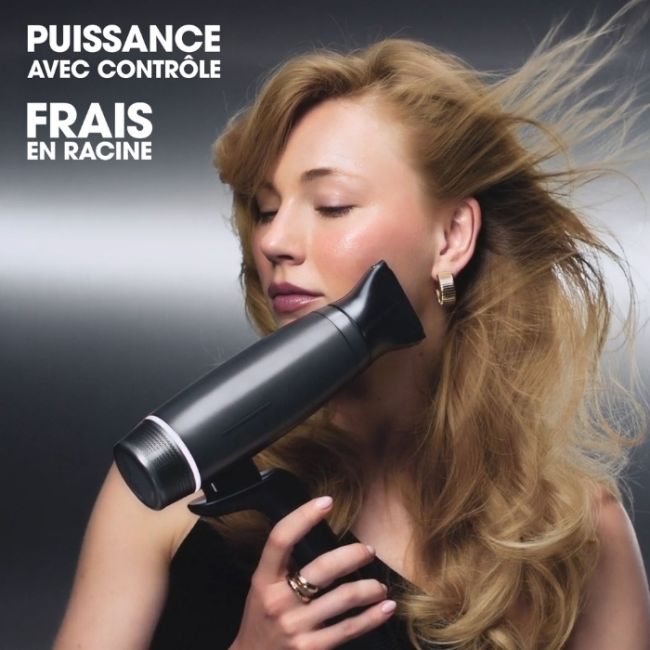 Sèche-cheveux ultra-rapide ghd Speed noir métallique