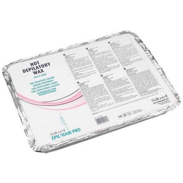 Vaschetta di cera rosa - Corpo e viso - 500 gr Vaschetta di cera rosa - Corpo e viso - 500 gr
