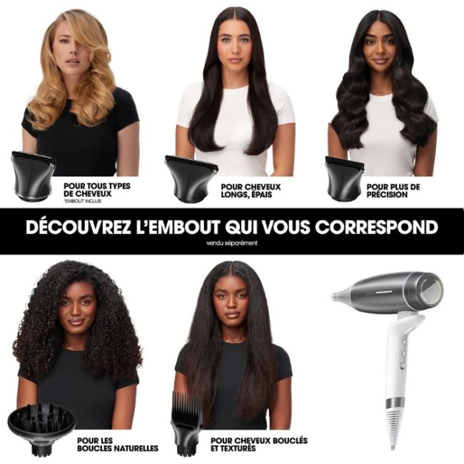 Sèche-cheveux ultra-rapide ghd Speed blanc