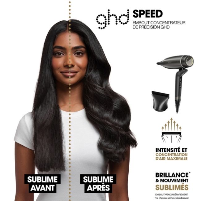 Embout concentrateur de précision ghd pour sèche-cheveux ghd speed