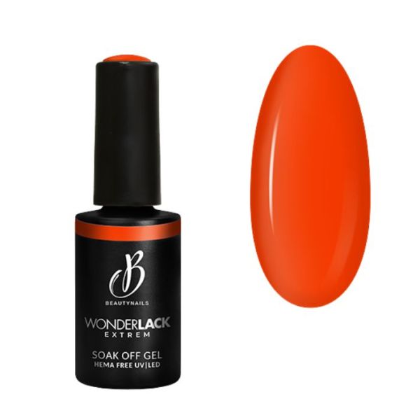Semi permanent Wonderlack Hema Free red fluo Beautynails 8ML