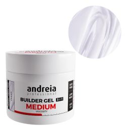 Gel de construção viscosidade média Clear Andreia 200g