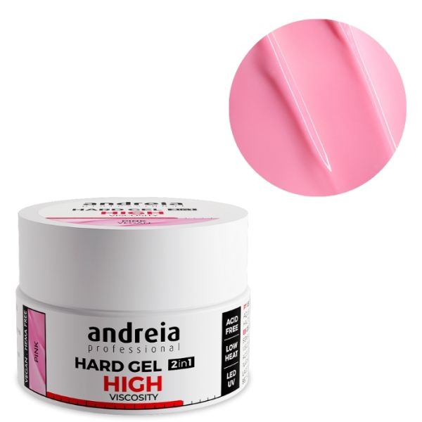 Gel de construção de alta viscosidade Pink Andreia 22g