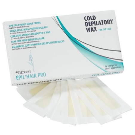 Pack of 12 Cold Wax Strips for Body