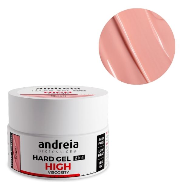 Gel de construção de alta viscosidade Peach Andreia 22g