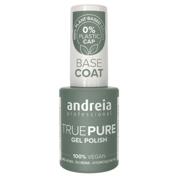 Semi-permanente vernis zonder HEMA True Pure Base Coat Andreia 10,5ml
