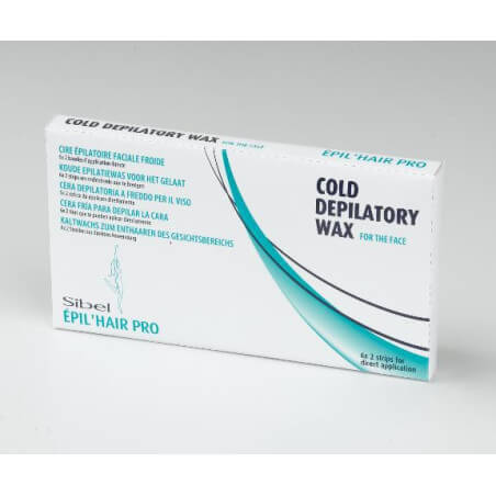 Pack of 12 Cold Wax Strips for Face