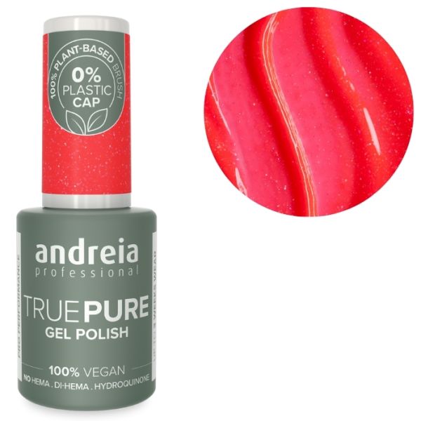 Semi-permanente nagellak zonder HEMA True Pure T20 Andreia 10,5 ml