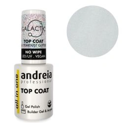 Top Coat All In One Galactic 01 Stardust Glitter Andreia 10,5ml