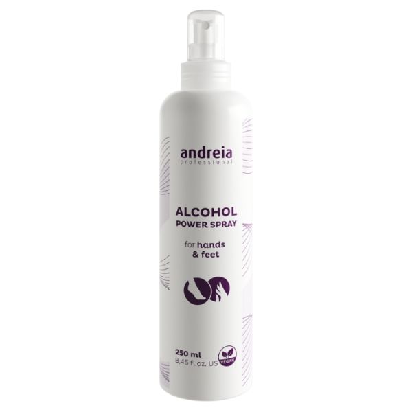 Spray para manos y pies Alcohol Power Andreia 250ml