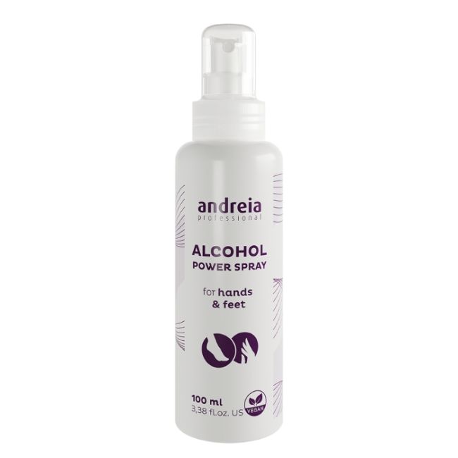 Spray per mani e piedi Alcohol Power Andreia 100ml