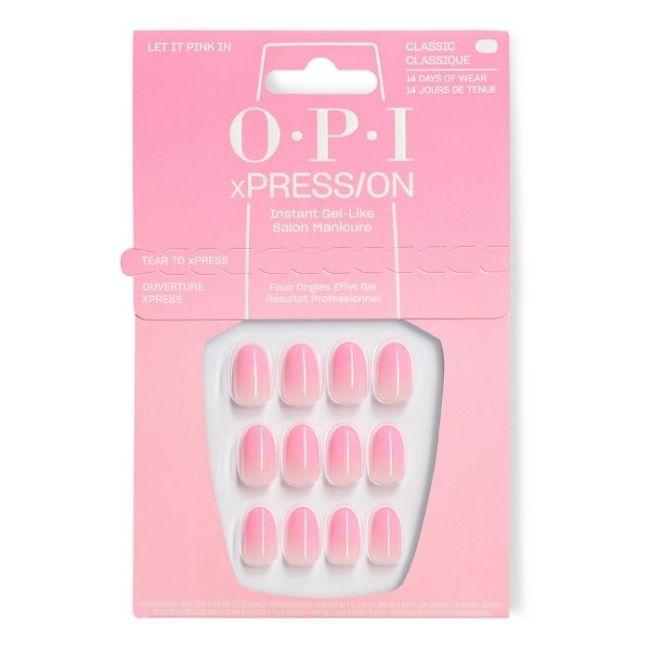 OPI Nep-nagels xPRESS/ON De Nieuwe OPIcons Laat het Roze In