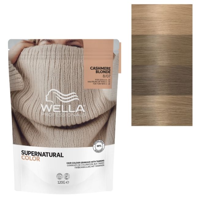 Colorazione naturale Supernatural Color Biondo Chiaro Naturale Marrone 8/07 Wella 120g