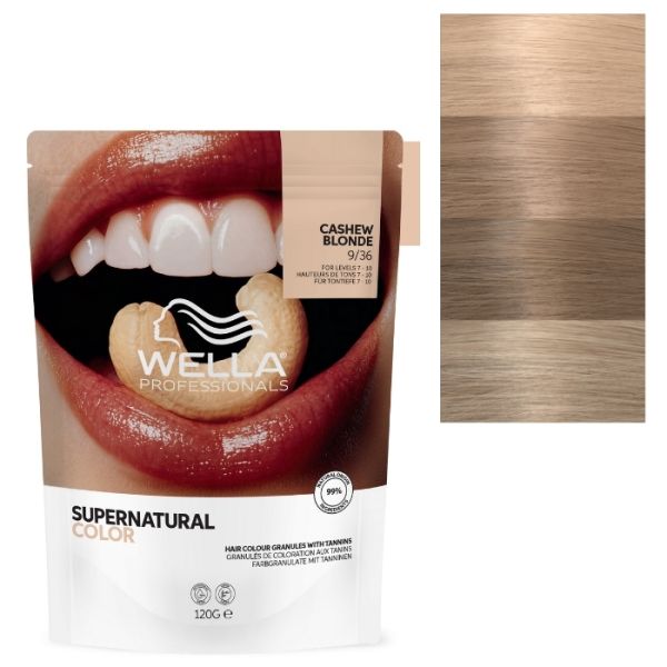 Coloração natural Supernatural Color Louro Muito Claro Dourado Violeta 9/36 Wella 120g