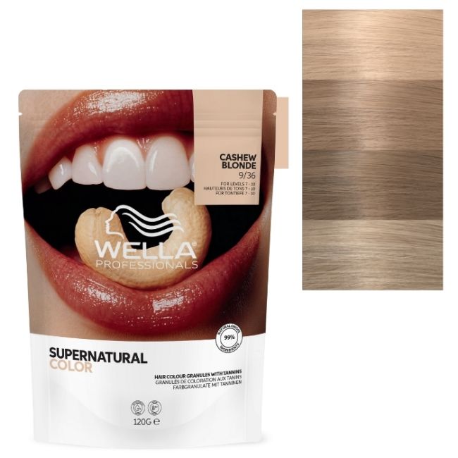 Coloração natural Supernatural Color Louro Muito Claro Dourado Violeta 9/36 Wella 120g