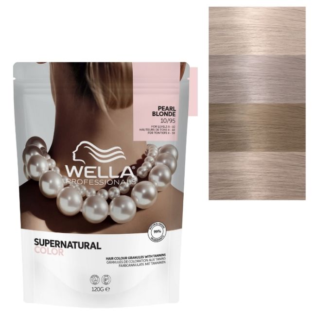 Natürliche Koloration Supernatural Color Blond Sehr Sehr Hell Rauchig Mahagoni 10/95 Wella 120g