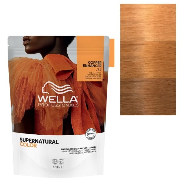 Coloração natural Supernatural Cor Dourado Cobre /34 Wella 120g