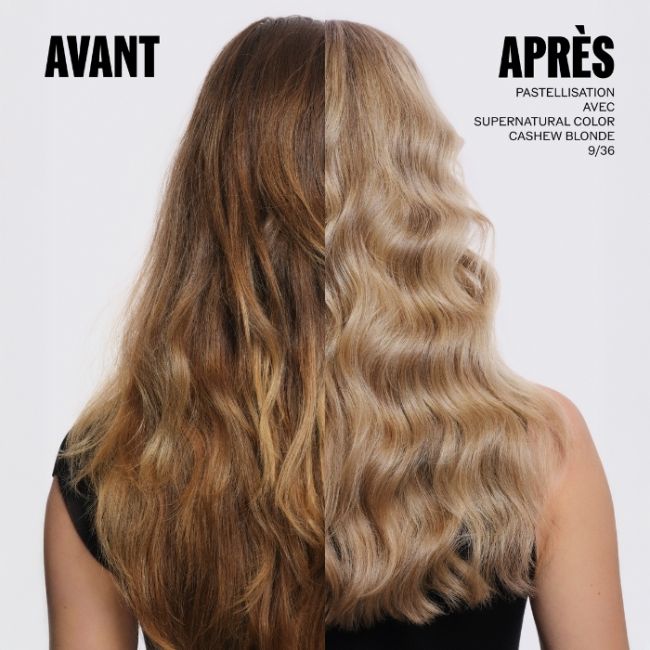 Coloração natural Supernatural Color Louro Médio Acobreado Marrom 7/45 Wella 120g