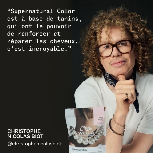 Coloração natural Supernatural Color Louro Médio Acobreado Marrom 7/45 Wella 120g