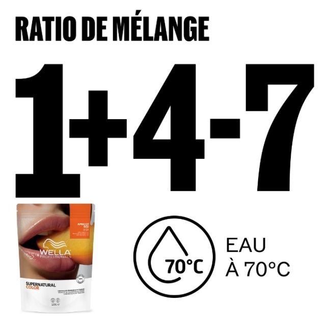 Colorazione naturale Supernatural Color Biondo Medio Ramato Mogano 7/45 Wella 120g