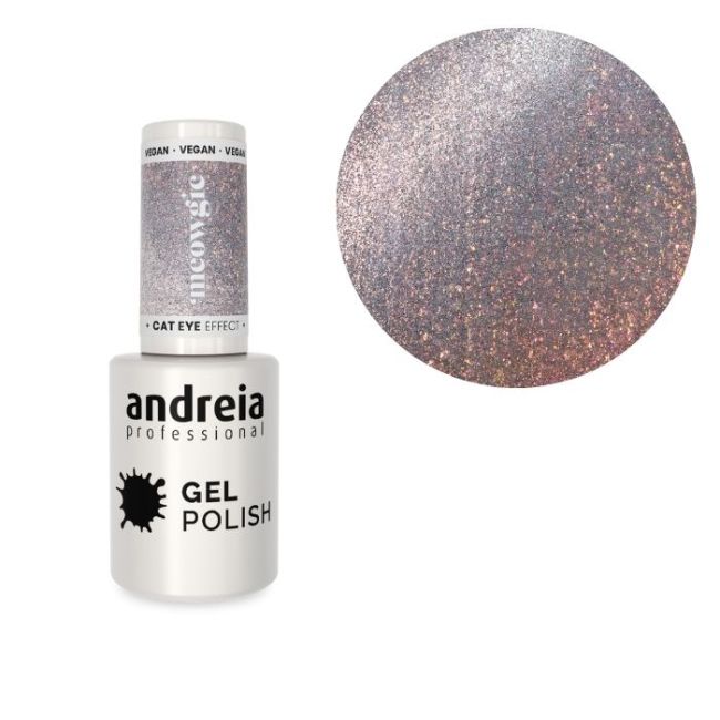Esmalte semi-permanente Gel Polish Cat Eye MC1 Andreia 10,5ml
