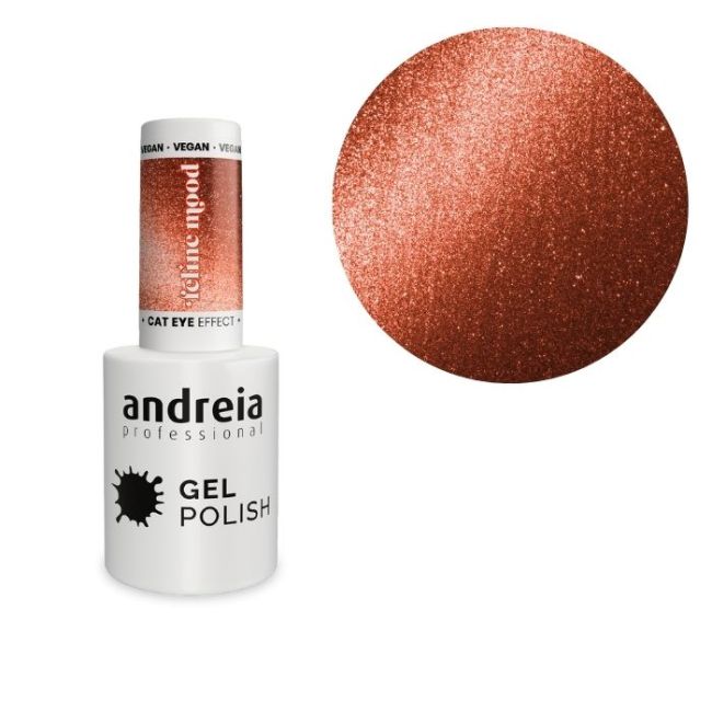 Smalto semi-permanente Gel Polish Cat Eye FE2 Andreia 10,5ml