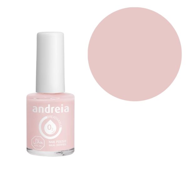 Esmalte de uñas transpirable certificado Halal B19 Andreia 10,5ml