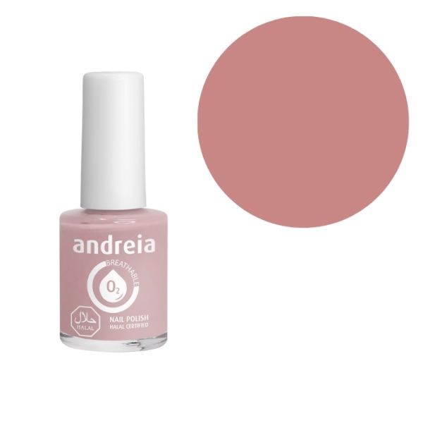 Verniz de unhas respirável certificado Halal B25 Andreia 10,5ml