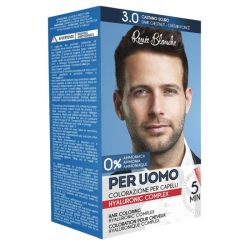 Kit de coloration pour homme 3 chatain foncé cendre Renée Blanche