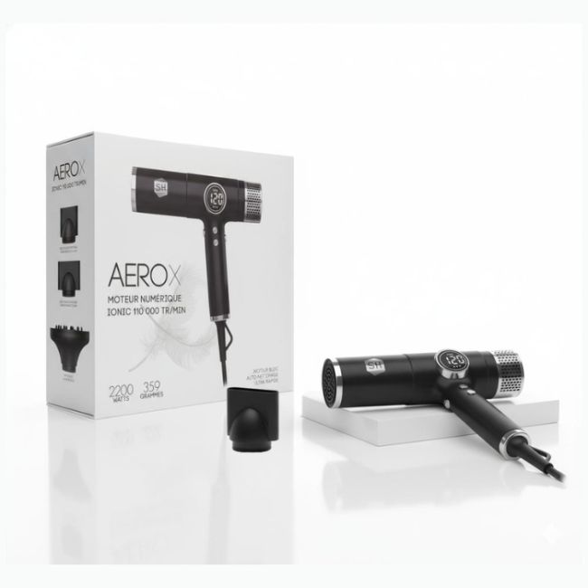 Secador de pelo AERO 2200 W Ligero y ultra-rendidor Shophair