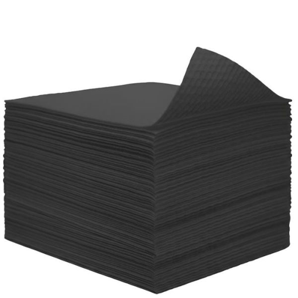 Servilleta ULTRA Desechable ecológica negra 80x45cm Biowels