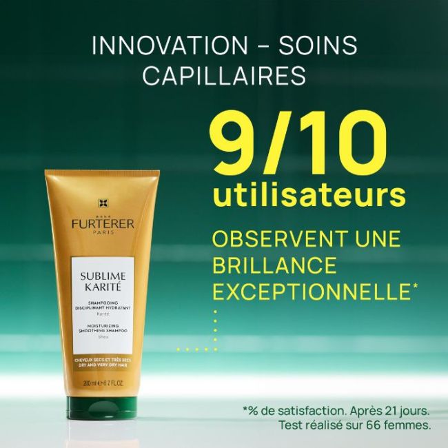 Shampooing disciplinant hydratant Sublime Karité René Furterer 500ml