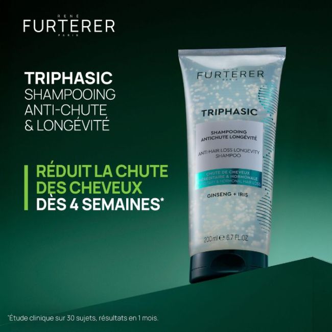 Shampooing anti-chute longévité Triphasic René Furterer 200ML
