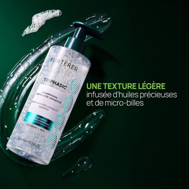 Shampooing antichute longévité Triphasic René Furterer 500ml