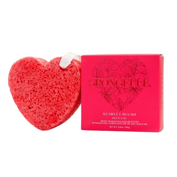 Éponge Rouge infusée édition Saint Valentin Scarlet Blush (20+ utilisations) Spongellé