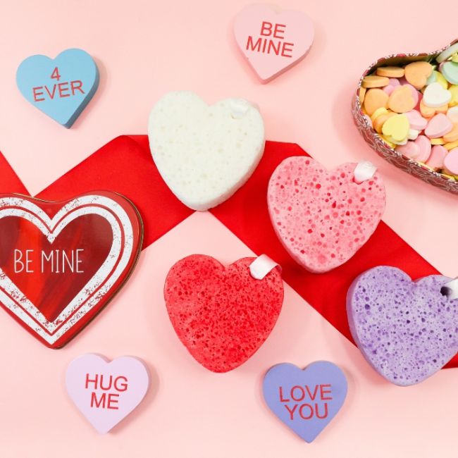 Éponge Blanche infusée édition Saint Valentin Sweet Orchid (20+ utilisations) Spongellé