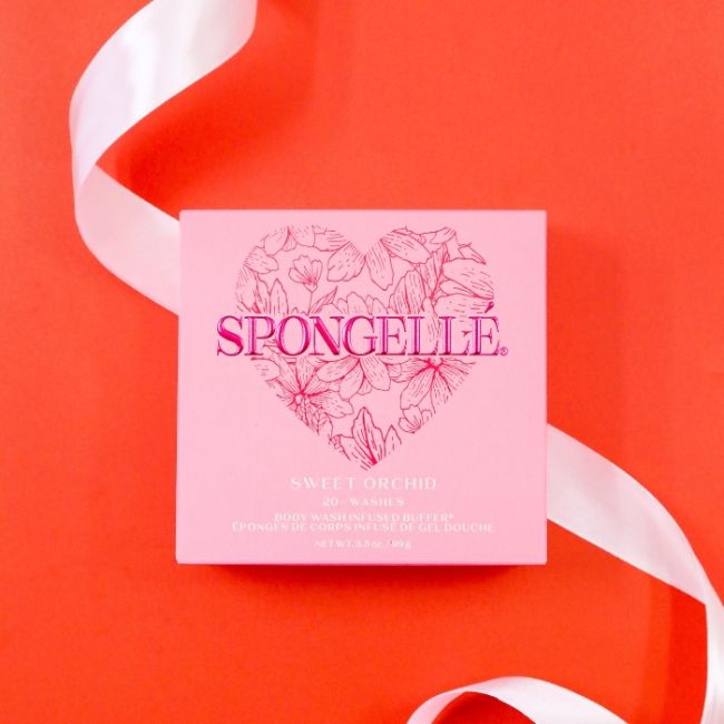 Éponge Rose infusée édition Saint Valentin Pink Camellia (20+ utilisations) Spongellé