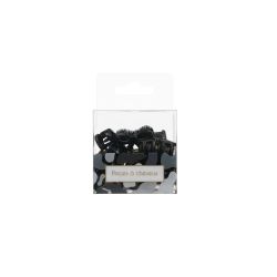 Boite de 10 pinces à Cheveux noir Stella Green
