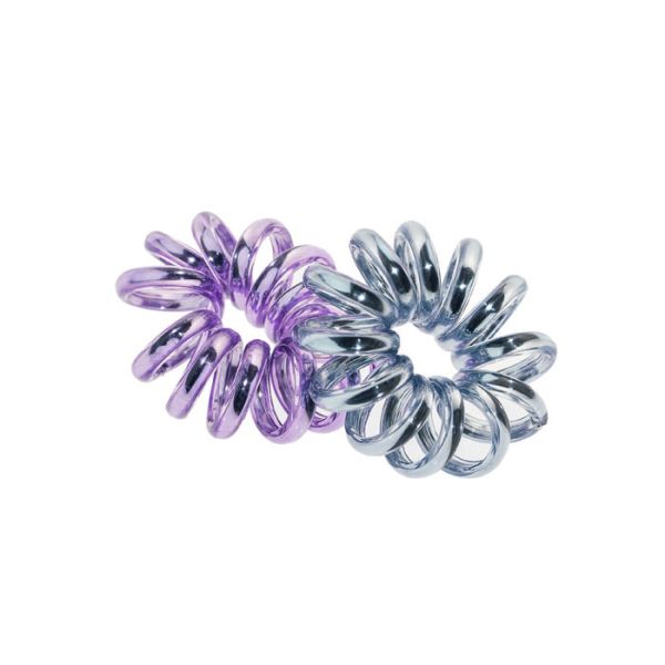 2 élastiques Ressorts Bleu et violet Stella Green
