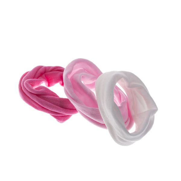 3 Élastiques Rose Stella Green