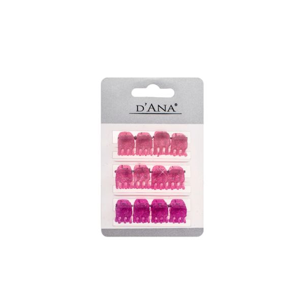 12 Minis pinces rose Stella Green