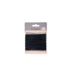 Lot de 6 élastiques noir Stella Green