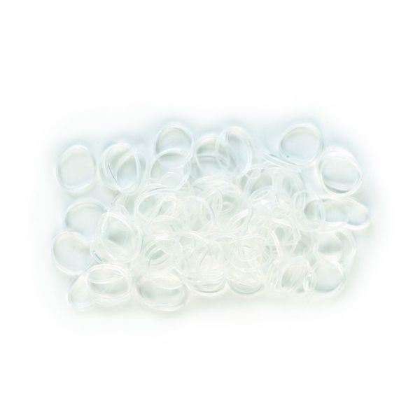 Sachet de 100 élastiques caoutchou Blanc Stella Green